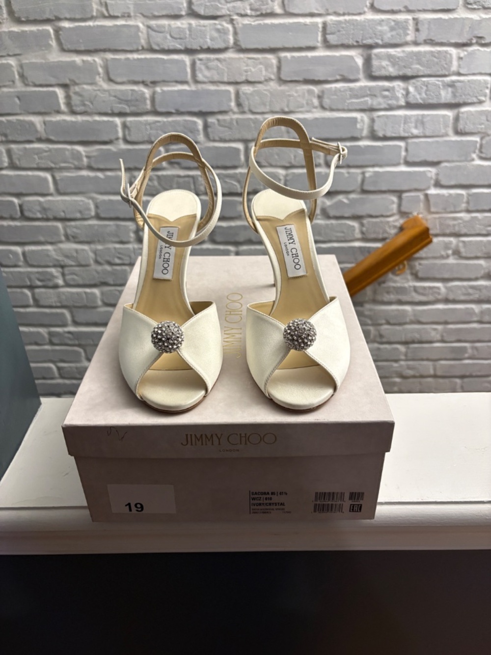 Jimmy Choo Sacora 85MM Satin Sandals